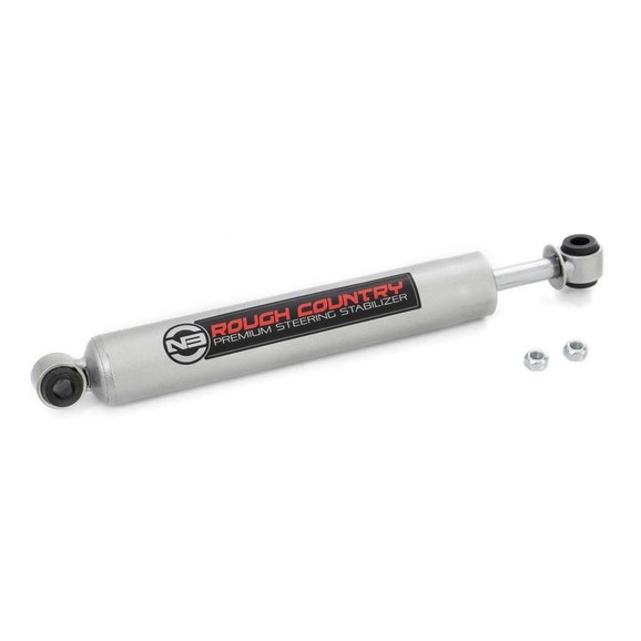 Rough Country N3 Steering Stabilizer Rough Country 8731530 N3 Steering Stabilizer for 74-90 Jeep J-Series Pickup & Full-Size SJ