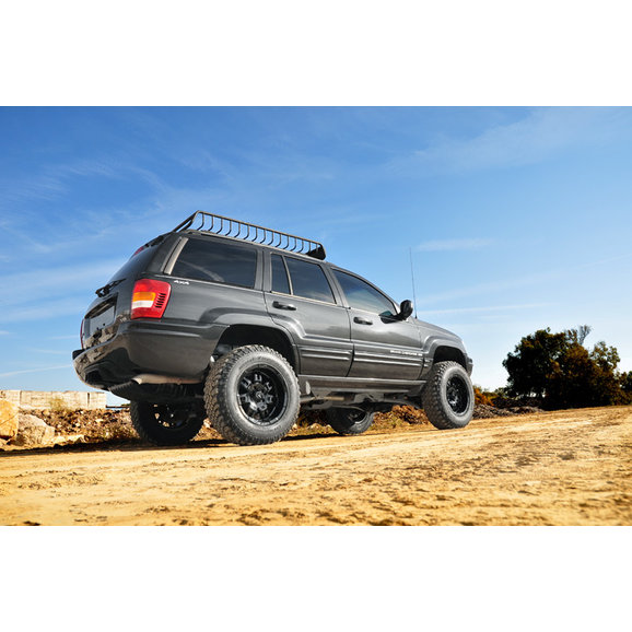 Rough Country 90820 4in Long Arm Suspension Lift Kit for 9904 Jeep Grand Cherokee WJ Quadratec