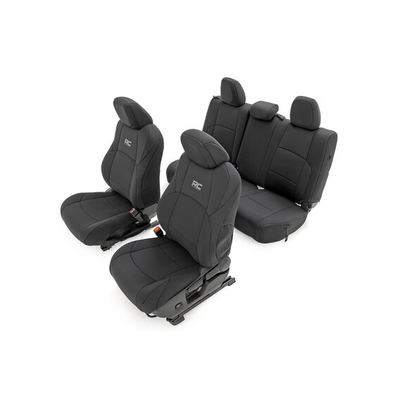 Rough Country Seat Covers Front & Rear Rough Country 91062 Seat Covers Front & Rear for 24-26 Toyota Tacoma