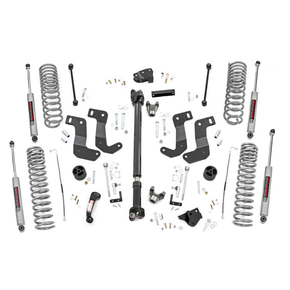 Rough Country 6in Suspension Lift Kit with Control Arm Drop Rough Country 6in Suspension Lift Kit with Control Arm Drop for 20-21 Jeep Gladiator JT