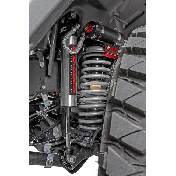 Rough Country Front Adjustable Vertex Shocks for 18-21 Jeep Wrangler JL &  Gladiator JT | Quadratec
