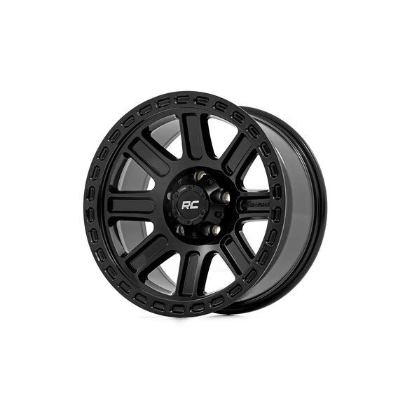 Rough Country 84 Series Wheel - Gloss Black Rough Country 84 Series Wheel - Gloss Black for 07-24 Jeep Wrangler JK and JL