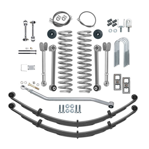 Rubicon Express 4.5" SuperFlex Suspension System with AddaLeafs for