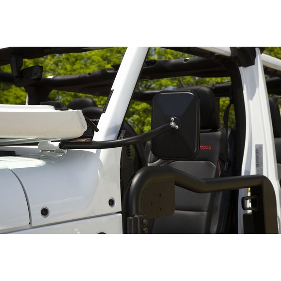Rugged Ridge 11025 24 Rectangular Trail Mirror For 18 20 Jeep