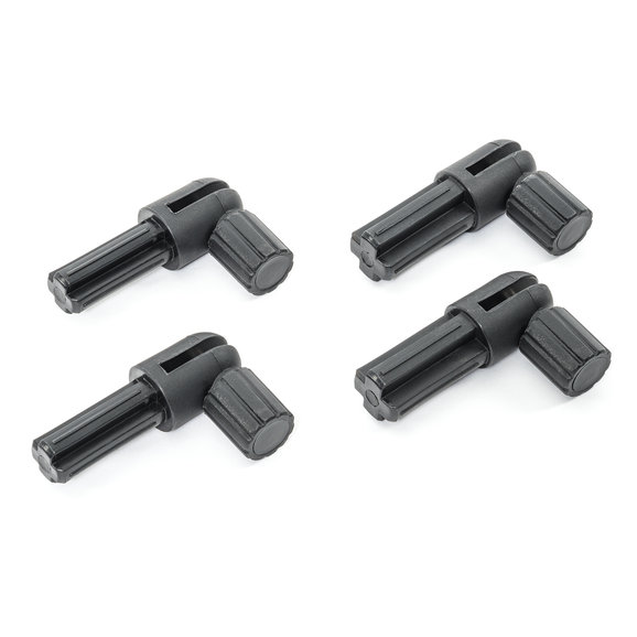 Rugged Ridge Soft Top Quick Release Bow Knuckle Kit Rugged Ridge 13510.10 Soft Top Quick Release Bow Knuckle Kit for 97-18 Jeep Wrangler TJ & JK