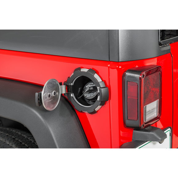 Rugged Ridge Elite Non Locking Fuel Door for 0718 Jeep Wrangler JK in