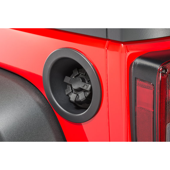 Rugged Ridge Aluminum Elite Fuel Cap for 01 18 Jeep Wrangler TJ JK