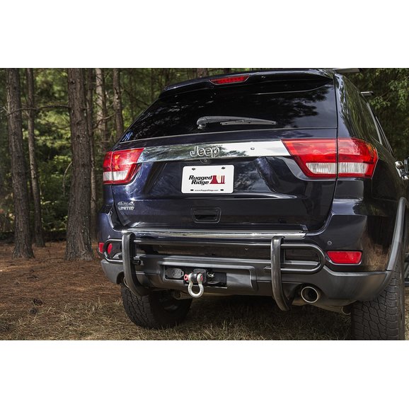 Rugged Ridge 11513 03 Double Tube Rear Bumper Guard For 11
