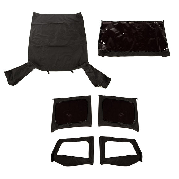 Rugged Ridge Montana Soft Top with Skins Rugged Ridge 13752.35 Montana Soft Top with Skins for 87-95 Jeep Wrangler YJ