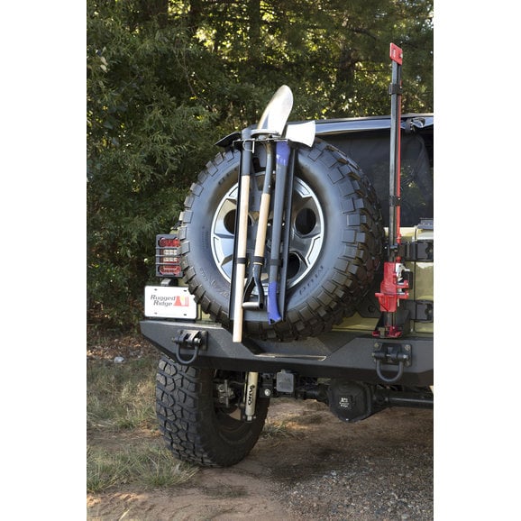 Rugged Ridge  Spare Tire Tool Rack System | Quadratec