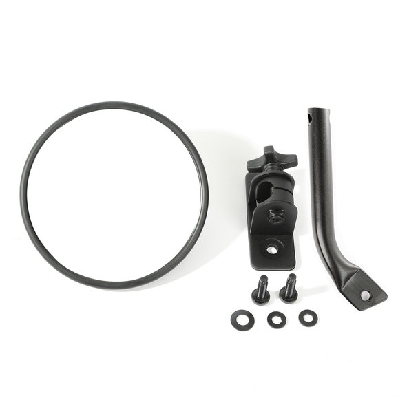Rugged Ridge Round Stubby Trail Mirror Rugged Ridge Round Stubby Trail Mirror for 97-18 Jeep Wrangler TJ & JK