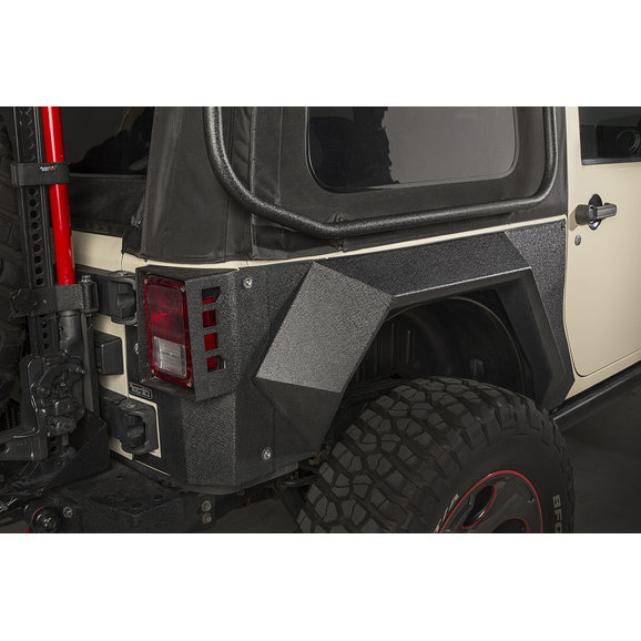 Rugged Ridge XHD Rear Armor Fenders Rugged Ridge XHD Rear Armor Fenders for 07-18 Jeep Wrangler JK