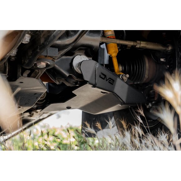 DV8 Toyota Tacoma Gen3 A-Arm Skid Plate Install Close 2 DV8 Toyota Tacoma Gen3 A-Arm Skid Plate Install Close 2