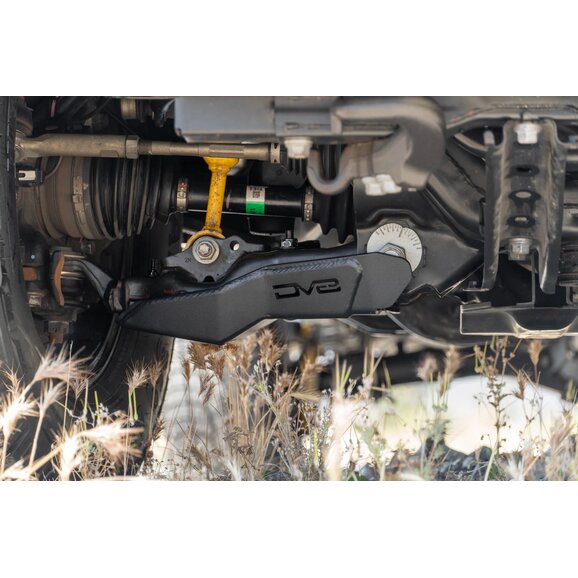 DV8 Toyota Tacoma Gen3 A-Arm Skid Plate Install Close DV8 Toyota Tacoma Gen3 A-Arm Skid Plate Install Close