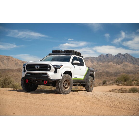 DV8 Toyota Tacoma Gen4 Double Cab OE Plus Side Steps Install Wide DV8 Toyota Tacoma Gen4 Double Cab OE Plus Side Steps Install Wide