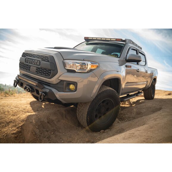 DV8 Toyota Tacoma Gen3 OE Plus Side Steps Install Wide DV8 Toyota Tacoma Gen3 OE Plus Side Steps Install Wide