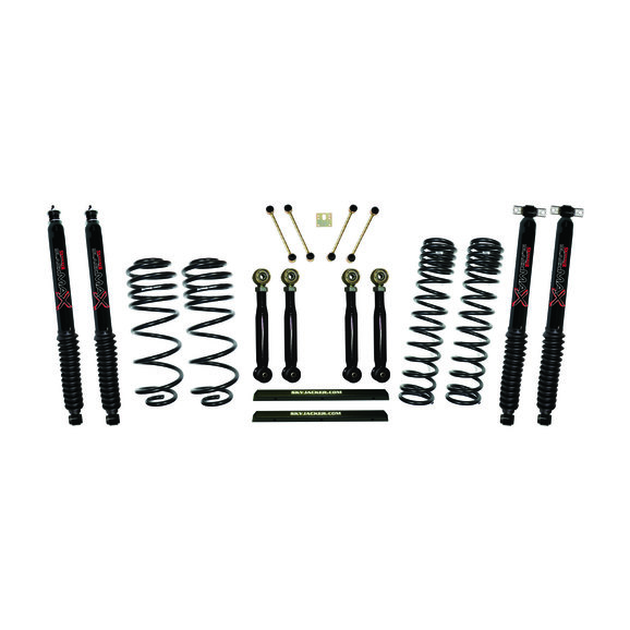 Skyjacker  4in Dual Rate Long Travel Lift Kit for 97-06 Jeep Wrangler TJ