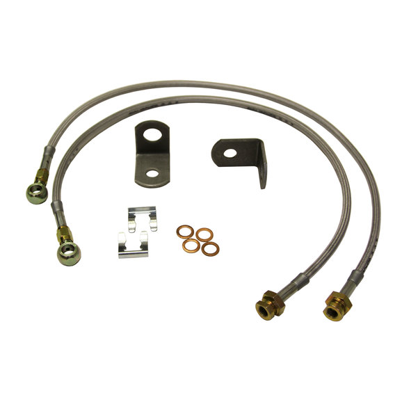 Skyjacker Extended Front Brake Hose Kit Skyjacker FBL44 Extended Front Brake Hose Kit for 84-01 Jeep Cherokee XJ