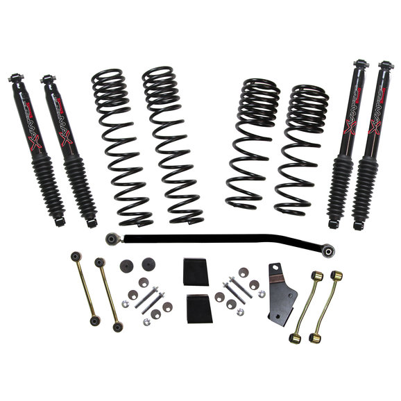 Skyjacker 3.5in Long Travel Lift Kit with Black MAX Shocks Skyjacker 3.5in Long Travel Lift Kit with Black MAX Shocks for 18-23 Jeep Wrangler JL