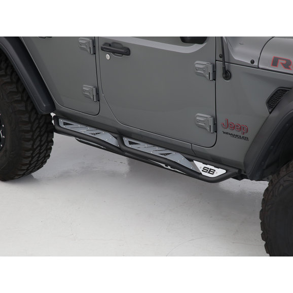 Smittybilt 77734 Apollo Sliders With Step For 18 20 Jeep Wrangler