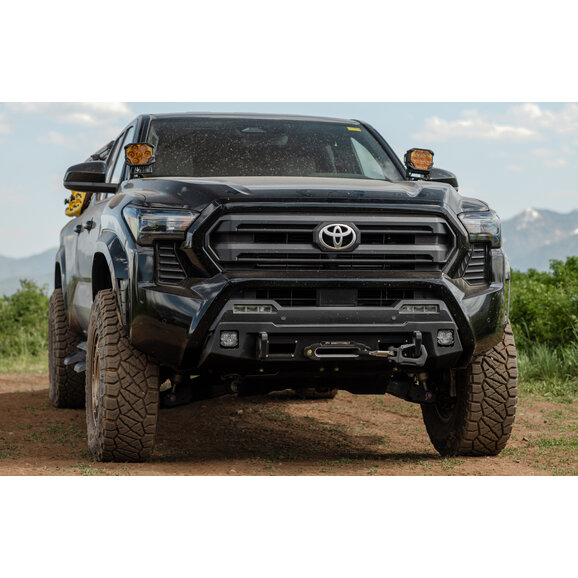 Smittybilt Hidden Winch Front Bumper Smittybilt SB61258W Hidden Winch Front Bumper for 24-26 Toyota Tacoma