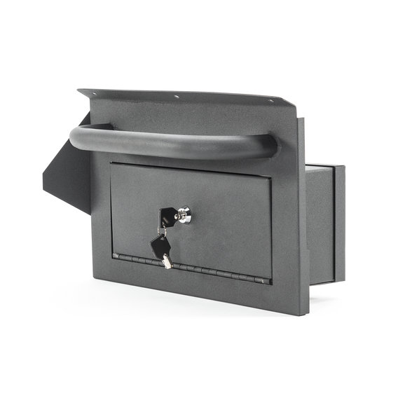 Smittybilt Vaulted Glove Box in Black Smittybilt 812101 Vaulted Glove Box in Black for 87-95 Jeep Wrangler YJ