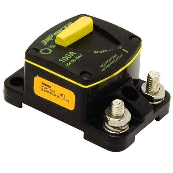 Stinger Off-Road 100 Amp Circuit Breaker Stinger Off-Road SCBM100 100 Amp Circuit Breaker