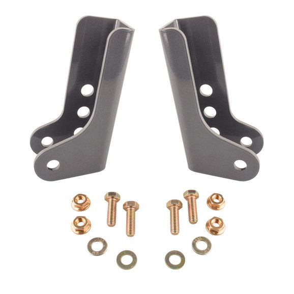 Synergy Manufacturing Rear Lower Shock Relocation Brackets Synergy Manufacturing 8874-01 Rear Lower Shock Relocation Brackets for 18-20 Jeep Wrangler JL