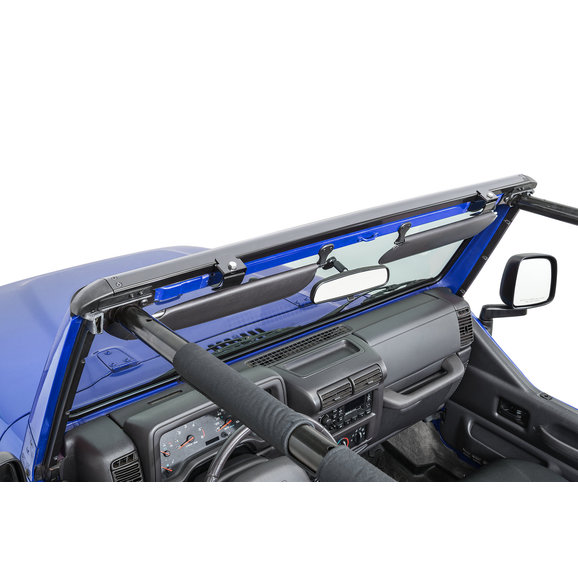 Bestop 51238 01 Header Windshield Channel For 97 06 Jeep