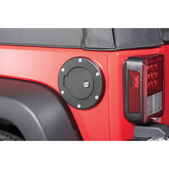 Quadratec Billet Aluminum Fuel Door for 07-18 Jeep Wrangler JK | Quadratec