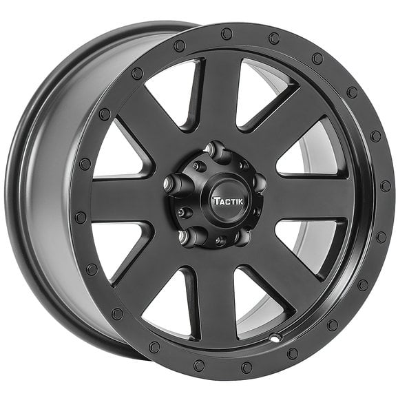 TACTIK T-741 Wheel in Matte Black TACTIK T-741 Wheel in Matte Black for 07-22 Jeep Wrangler JL, JK & Gladiator JT