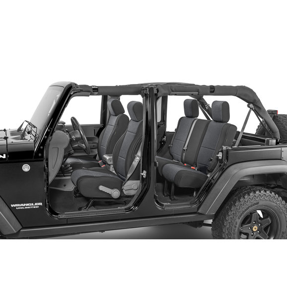 Tecstyle Custom Fit Front And Rear Cloth Seat Covers For