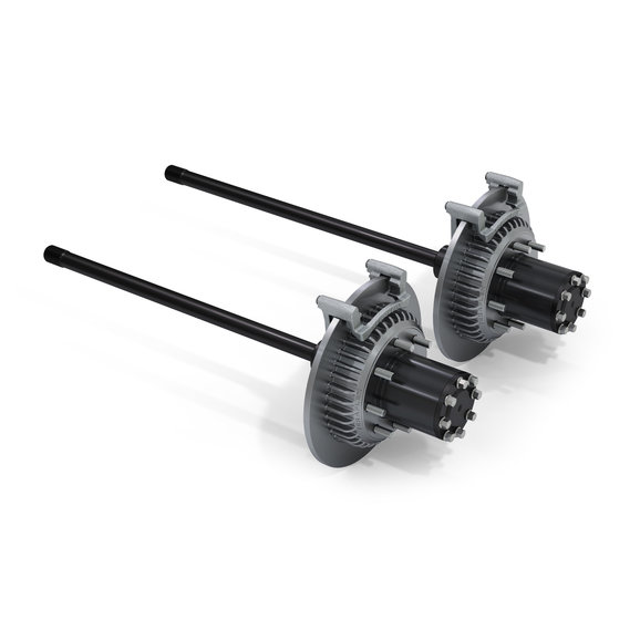 Teraflex Rear Full Float 32 Spline 8-Lug Conversion with Rotors Teraflex Rear Full Float 32 Spline 8-Lug Conversion with Rotors for 07-18 Jeep Wrangler JK with Rubicon Dana 44