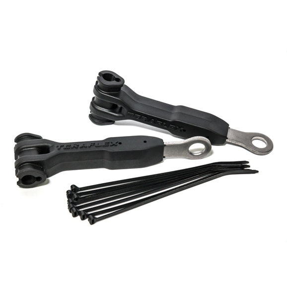 Teraflex Front Brake Line Anchor Kit Teraflex 1101255 Front Brake Line Anchor Kit for 07-21 Jeep Wrangler JL, JK & Gladiator JT