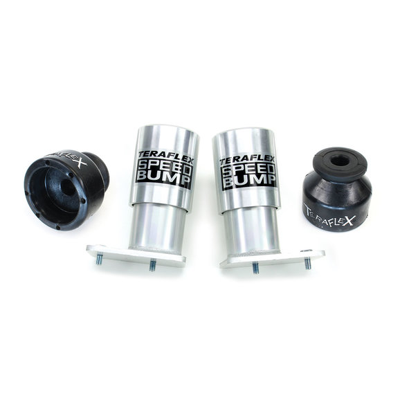 Teraflex Rear SpeedBumps Bump Stop Kit Teraflex 1958602 Rear SpeedBumps Bump Stop Kit for 07-18 Jeep Wrangler JK with 6" Lift