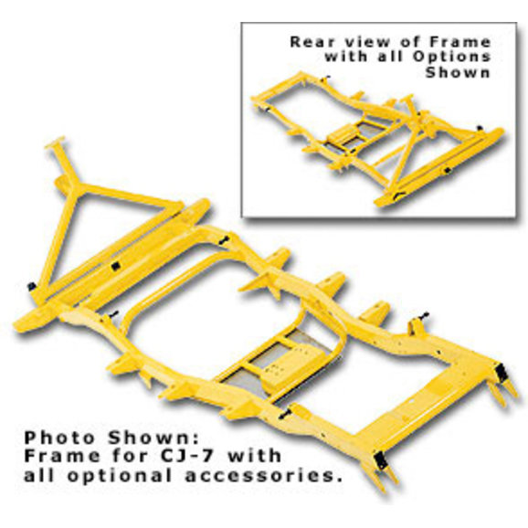 Throttle Down Kustoms CJ 8081 MandrelBent Steel Frame for 8081 Jeep