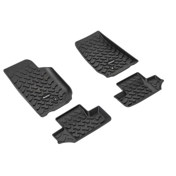 Quadratec Ultimate All Weather Front & Rear Floor Liners Quadratec Ultimate All Weather Front & Rear Floor Liners for 07-13 Jeep Wrangler JK 2 Door