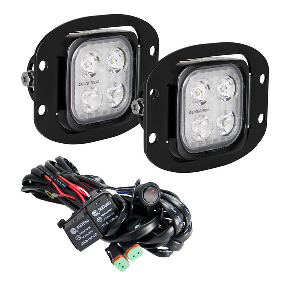 Vision X DURAmini Flush Mount Driving/Fog Combo LED Kit Vision X 9933108 DURAmini Flush Mount Driving/Fog Combo LED Kit