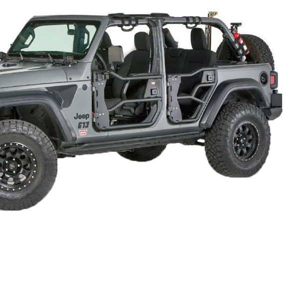 Warn 103102 Rear Tube Door Kit For 18 20 Jeep Wrangler Jl