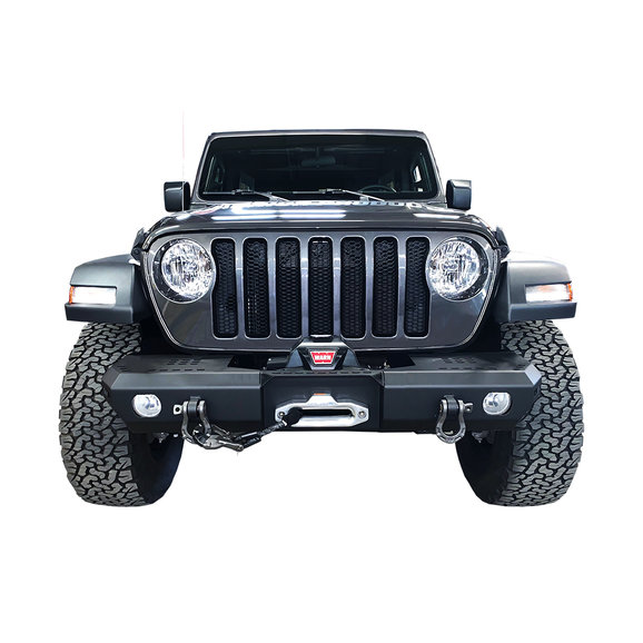 Warrior Products MOD Series Front Mid Width Bumper Warrior Products 6528 MOD Series Front Mid Width Bumper for 18-20 Jeep Wrangler JL & Gladiator JT