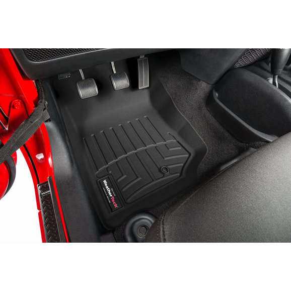 Weathertech Digitalfit Front Floorliner For 07 13 Jeep Wrangler Jk Quadratec