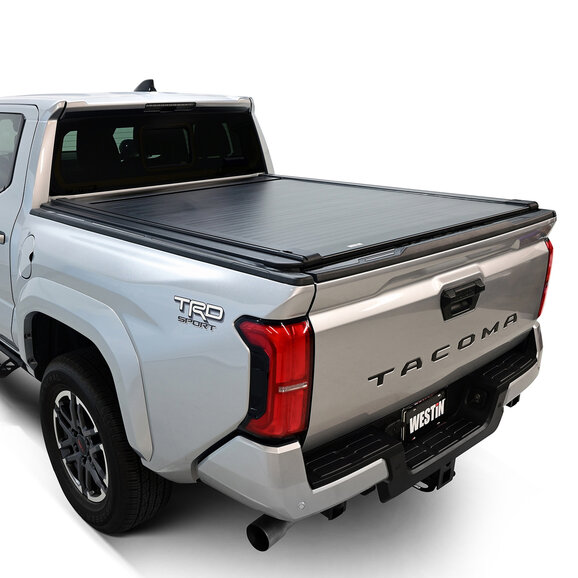 Westin Electric Retractable Tonneau Cover Westin 19-52785 Electric Retractable Tonneau Cover for 24-26 Toyota Tacoma with 5' Bed