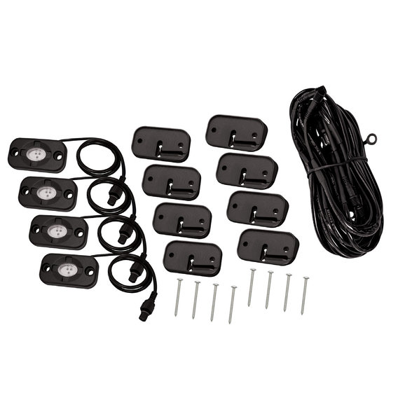 Westin LED Rock Light Kit Westin 09-80015 LED Rock Light Kit for 07-21 Jeep Wrangler JL and JK