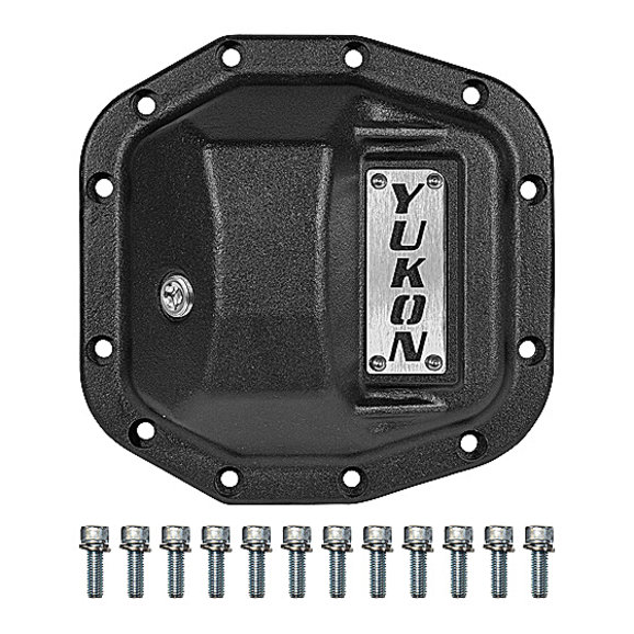 Yukon Gear & Axle Hardcore Nodular Iron Cover Yukon Gear & Axle YHCC-D30JL Hardcore Nodular Iron Cover for 18-22 Jeep Wrangler JL and 2022 Gladiator JT Dana 30