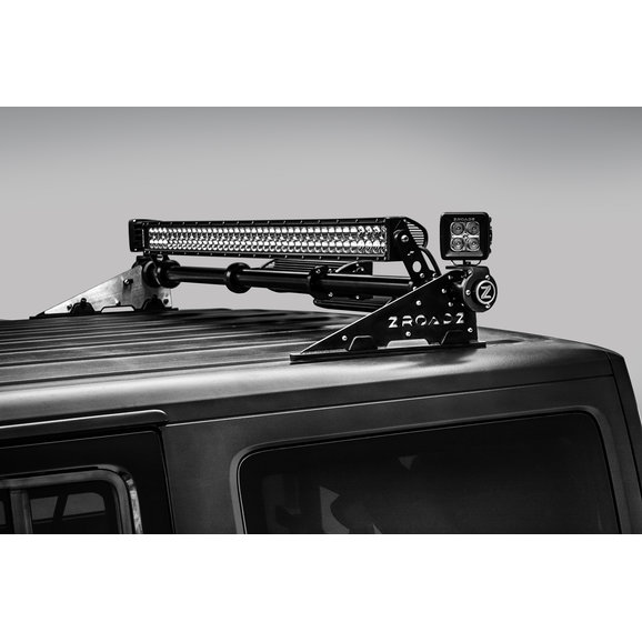 ZROADZ Modular Roof Multi Mount/Directional LED Light Bar Mounts ZROADZ Z350050-JK Modular Roof Multi Mount/Directional LED Light Bar Mounts for 18-25 Jeep Wrangler JL