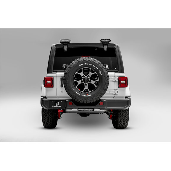 ZROADZ Rear Window Hinges Light Brackets with (2) 6" LED Lights ZROADZ Z394941-KIT Rear Window Hinges Light Brackets with (2) 6" LED Lights for 18-21 Jeep Wrangler JL