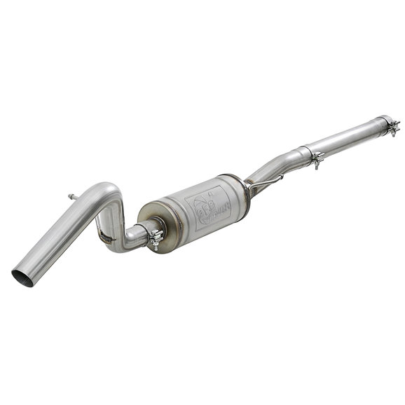 aFe Power Mach Force-Xp 2.5" 409 Stainless Steel Front Muffler Assembly aFe Power 49-48063 Mach Force-Xp 2.5" 409 Stainless Steel Front Muffler Assembly for 07-18 Jeep Wrangler JK