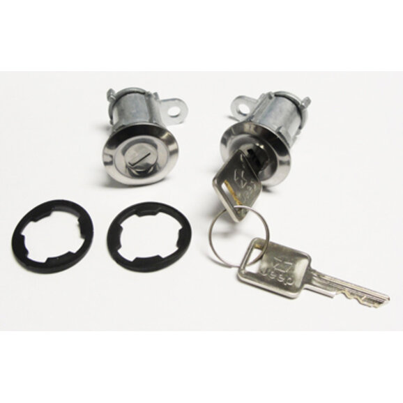 AccuPart Jeep Door Locks Set AccuPart Jeep Door Locks Set for 76-84 Jeep CJ5, CJ7, CJ8, 84-90 Cherokee SJ, & 87-90 Wrangler YJ
