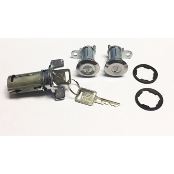AccuPart Ignition Doors Lock Set AccuPart Ignition Doors Lock Set for 73-86 Jeep CJ5, CJ7, & Wagoneer SJ