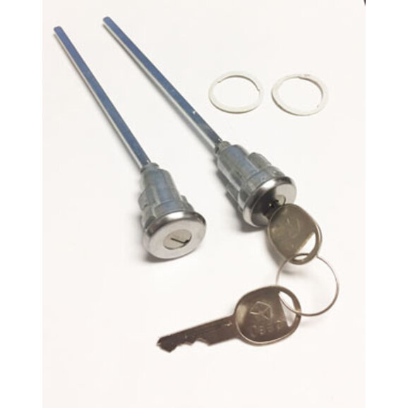AccuPart Jeep Door Locks Long with OE Keys AccuPart PY1918 Jeep Door Locks Long with OE Keys for 74-81 Jeep CJ5, CJ7, CJ8, Cherokee SJ, & Wagoneer SJ